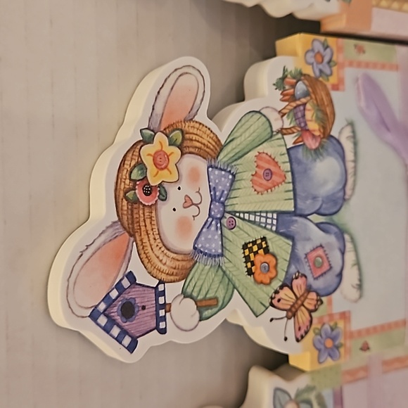 NWOT Martin Design Bunnies Set of 4 Memo Note Pads Todo List - Picture 5 of 6